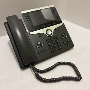 Cisco CP-8851 IP Phone Charcoal Silver UC Phone CP-8851-K9 V09 Business Desk